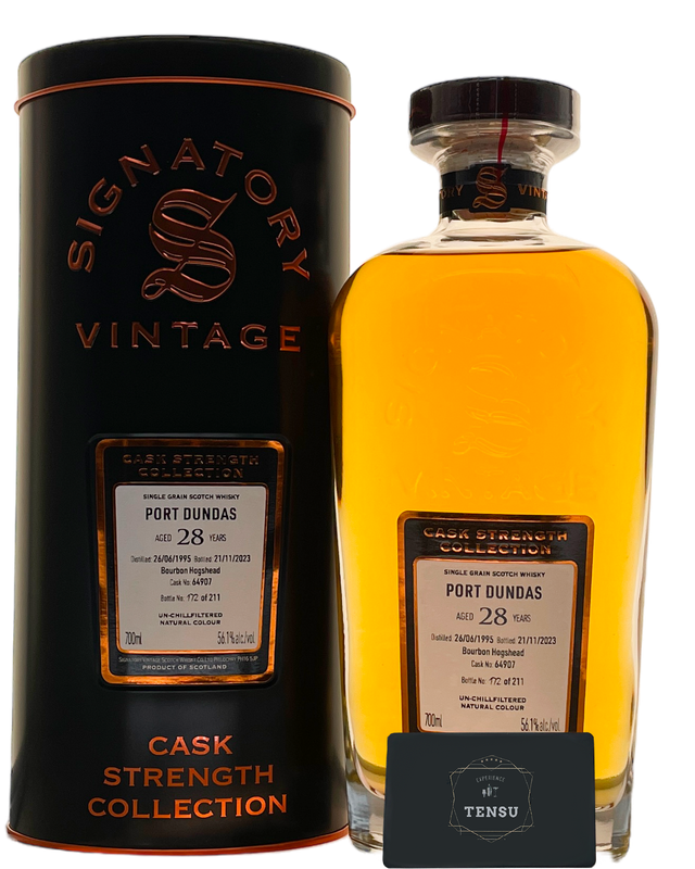 Port Dundas 28Y (1995-2023) Bourbon Hogshead 56.1 CSC &quot;Signatory&quot; [CLOSED DISTILLERY]