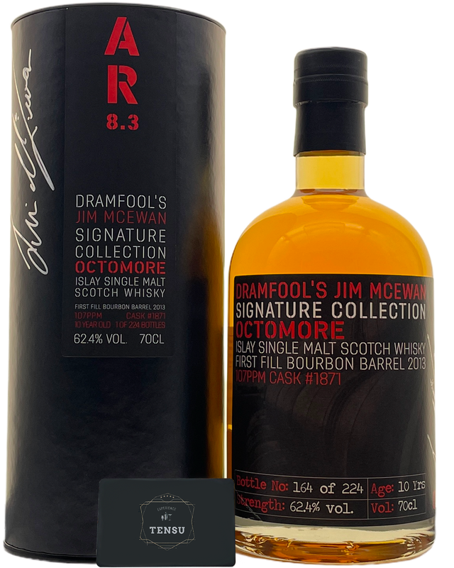 Octomore 10Y Release 8.3 (2013) 1st Fill Bourbon Barrel 62.4 JMSC &quot;Dramfool&quot;