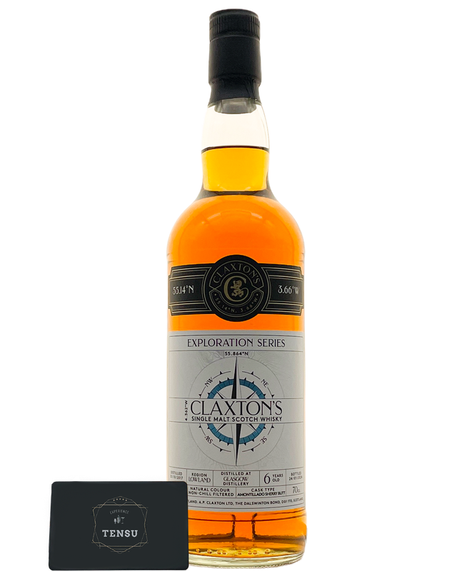 Glasgow Distillery 6Y - Exploration Series (2017-2024) Amontillado Sherry Butt &quot;Claxton&#39;s&quot;