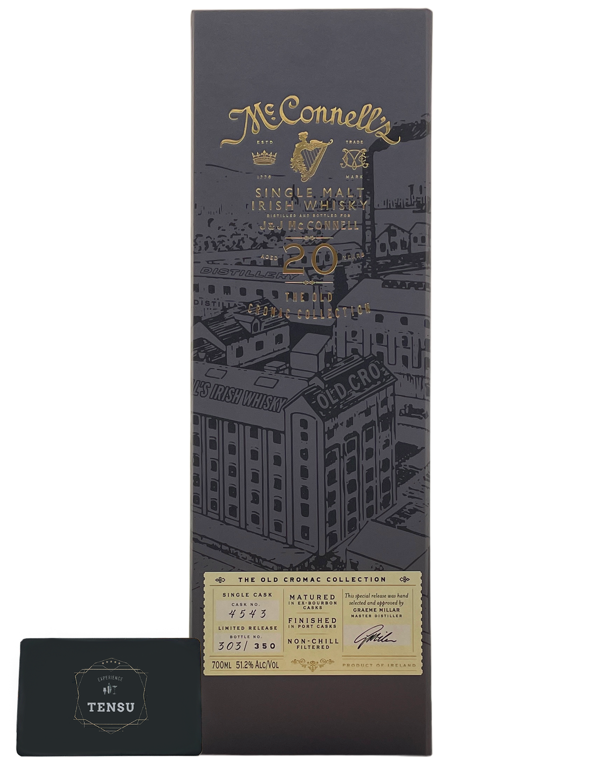 McConnell&#39;s Old Cromac 20 Years Old -Release No.1- (2024) Bourbon &amp; Port 51.2 TOCC01 &quot;McConnell&#39;s&quot;