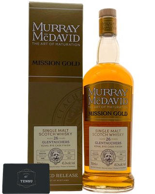 Glentauchers 26Y (1996-2023) Koval Rye Cask Finish 45.3 Mission Gold &quot;Murray McDavid&quot;