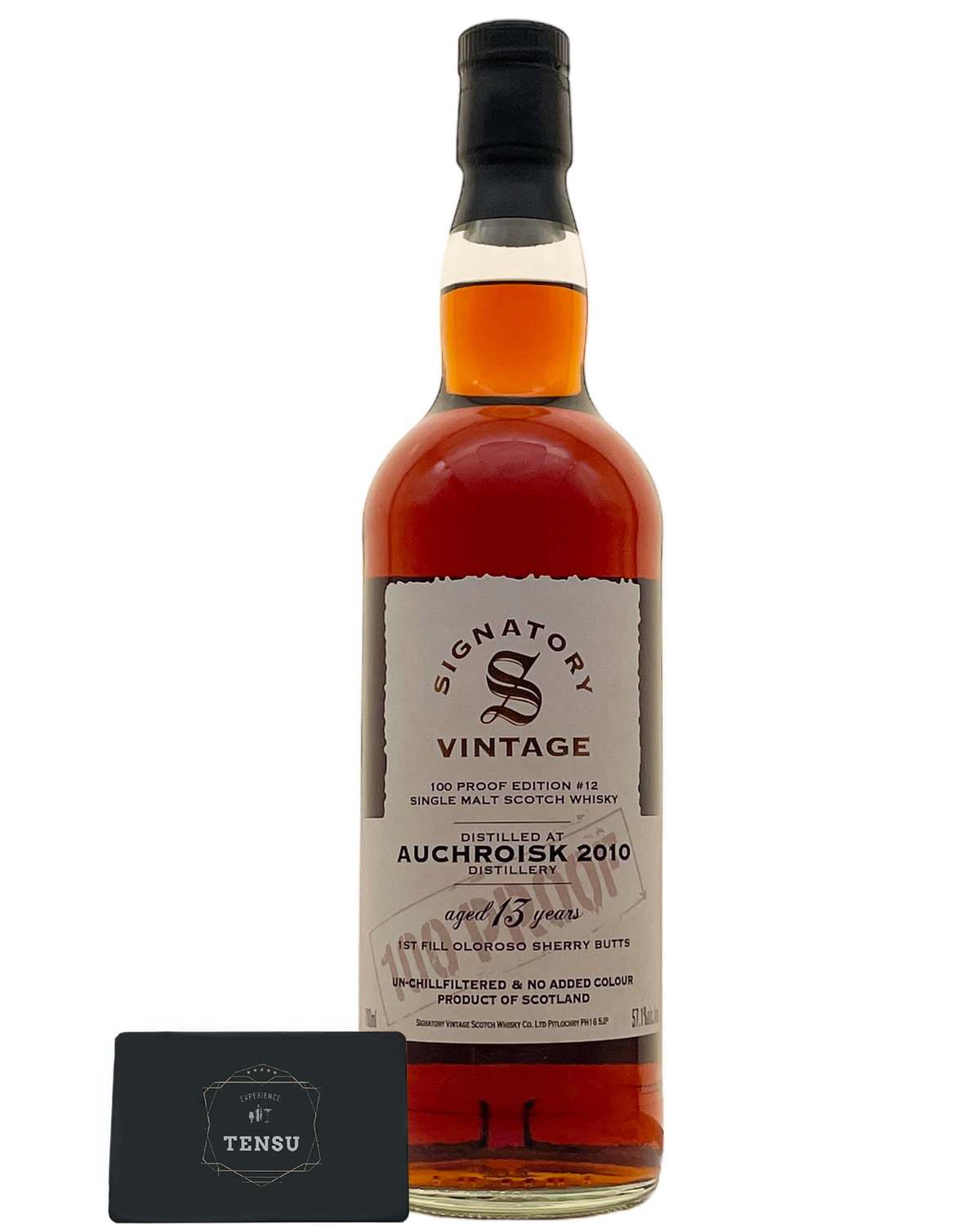 Auchroisk 13Y 100 PROOF Edition #12 (2010-2024) 1st Fill Oloroso Sherry Butts 57.1 &quot;Signatory&quot;
