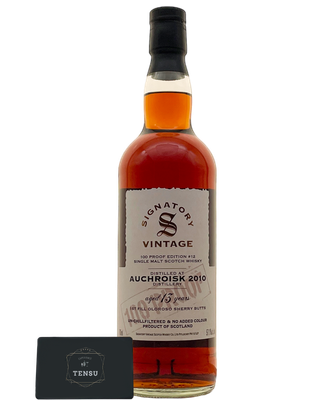 Auchroisk 13Y 100 PROOF Edition #12 (2010-2024) 1st Fill Oloroso Sherry Butts 57.1 &quot;Signatory&quot;