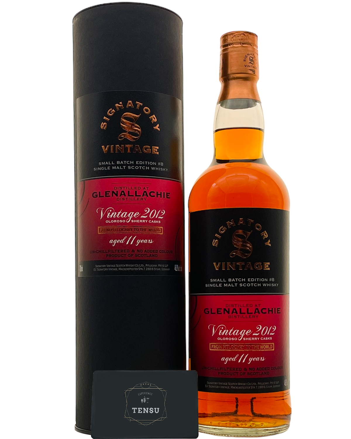 GlenAllachie 11Y (2012-2023) Oloroso Sherry Casks 48.2 Small Batch Edition #8 &quot;Signatory&quot;