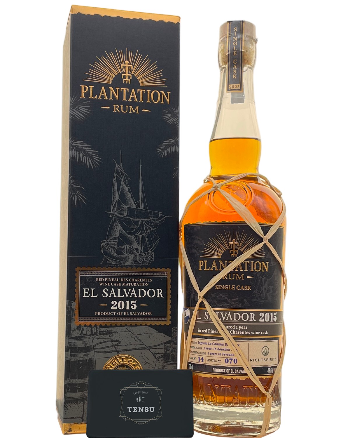 Plantation El Salvador Vintage 2015 (2015-2023) Red Pineau des Charentes Cask 48.6 SCC &quot;Maison Ferrand&quot;