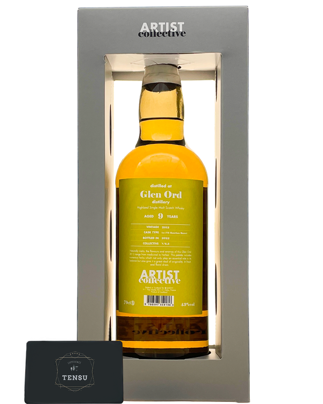 Glen Ord 9Y  Artist Collective #6.3 (2012-2022) 1st Fill Bourbon Barrel 43.0 "La Maison du Whisky"