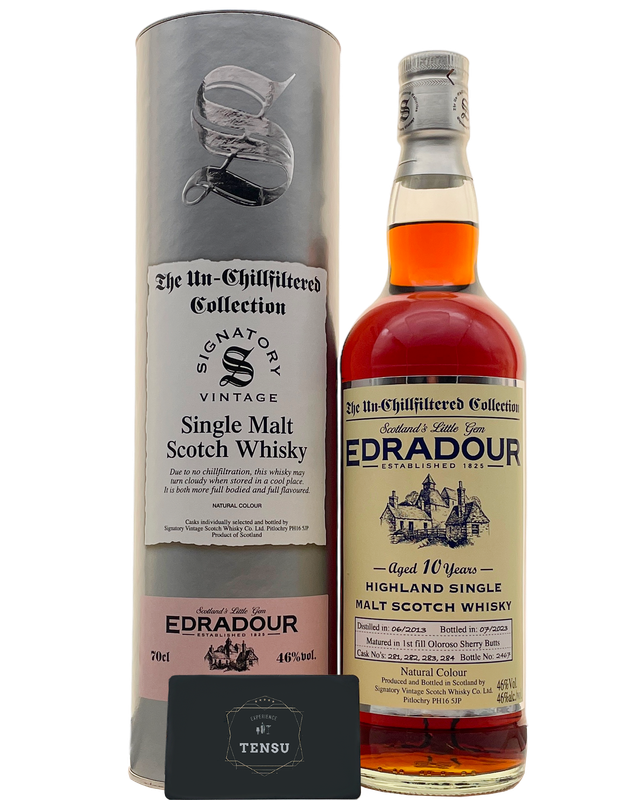 Edradour 10Y (2013-2023) 1st Fill Oloroso Butts 46.0 UCF &quot;Signatory&quot;
