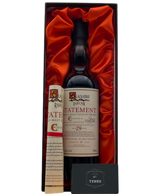 Auchentoshan 29 Years Old (1991-2021) Hogshead 56.3 Single Cask For The Nectar "Blackadder"