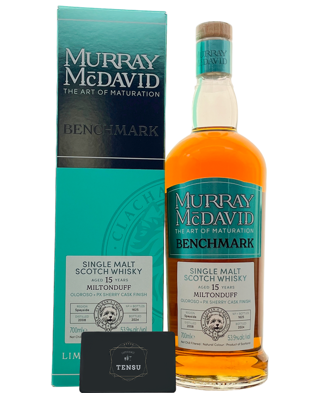 Miltonduff 15Y (2008-2024) Oloroso + PX Sherry Cask Finish 53.9 Benchmark &quot;Murray McDavid&quot;