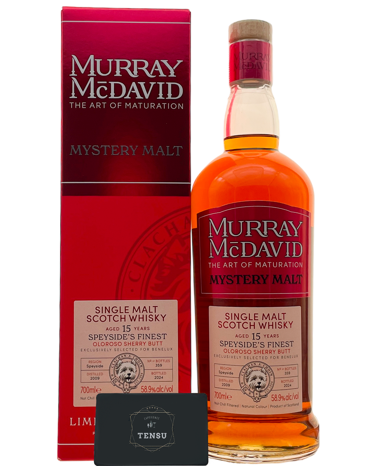 Speyside&#39;s Finest 15Y (2009-2024) Oloroso Sherry Butt 58.9 Benchmark Benelux Exclusive &quot;Murray McDavid&quot;