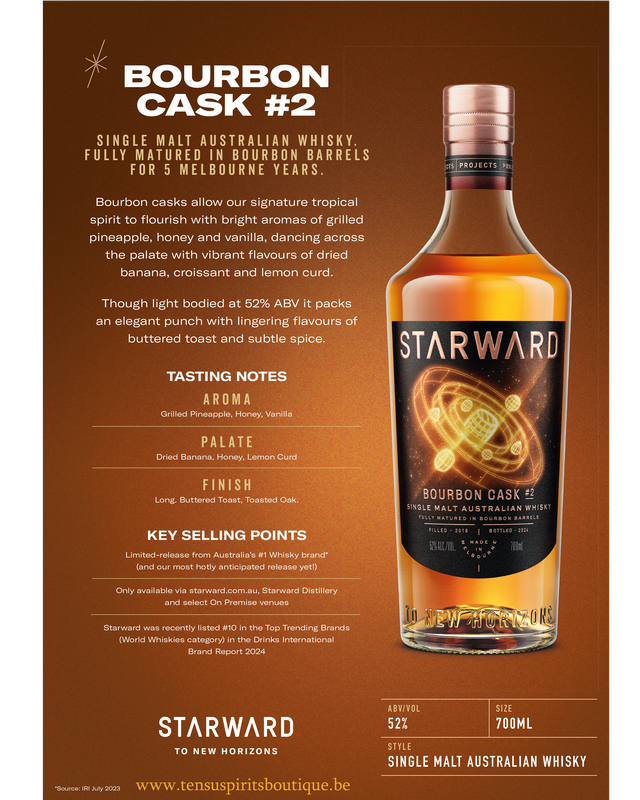 Starward Bourbon Cask #2 (2024) 52.0 "OB"