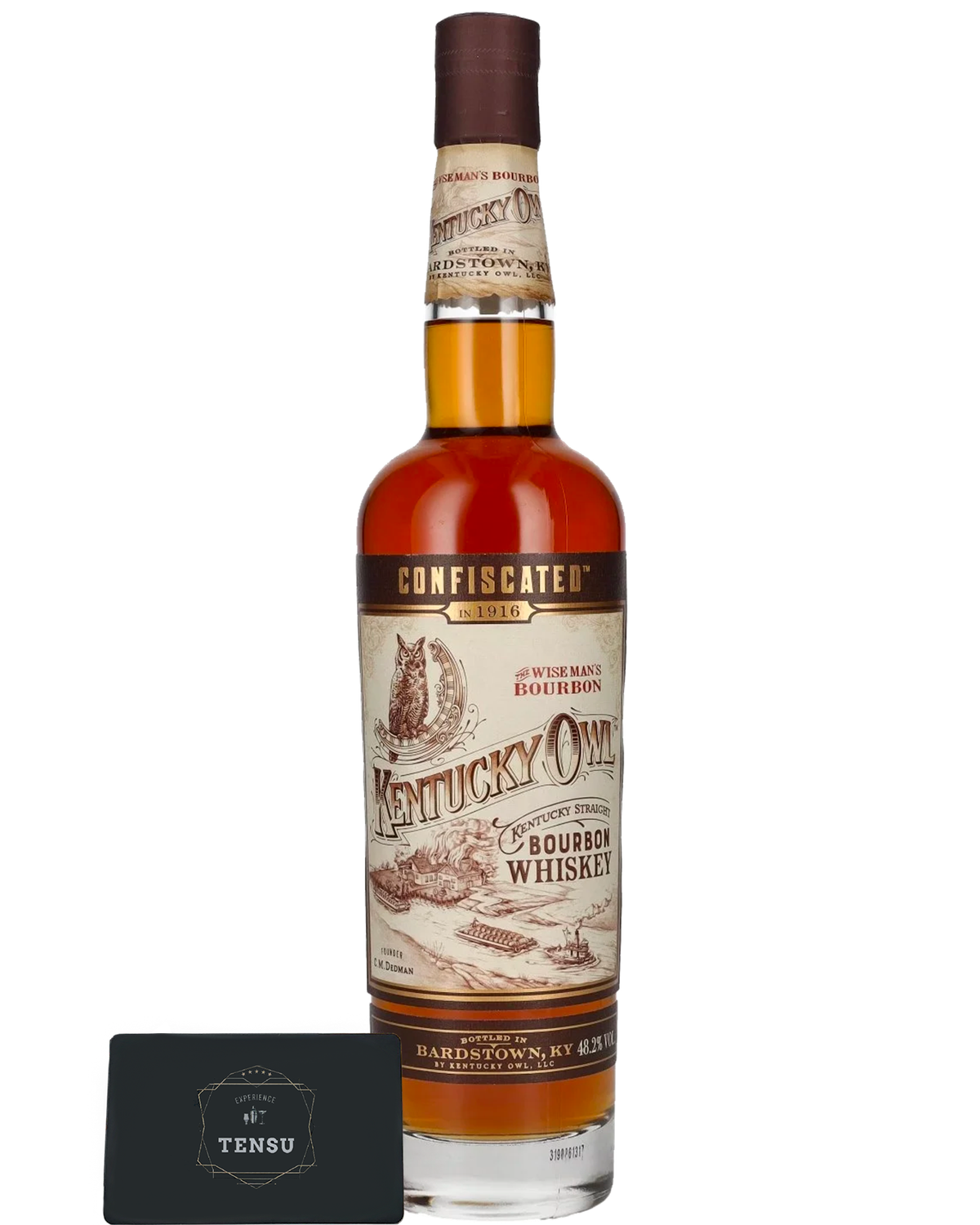Kentucky Owl Confiscated in 1916 -The Wise Man&#39;s Bourbon- 48.2 &quot;OB&quot;
