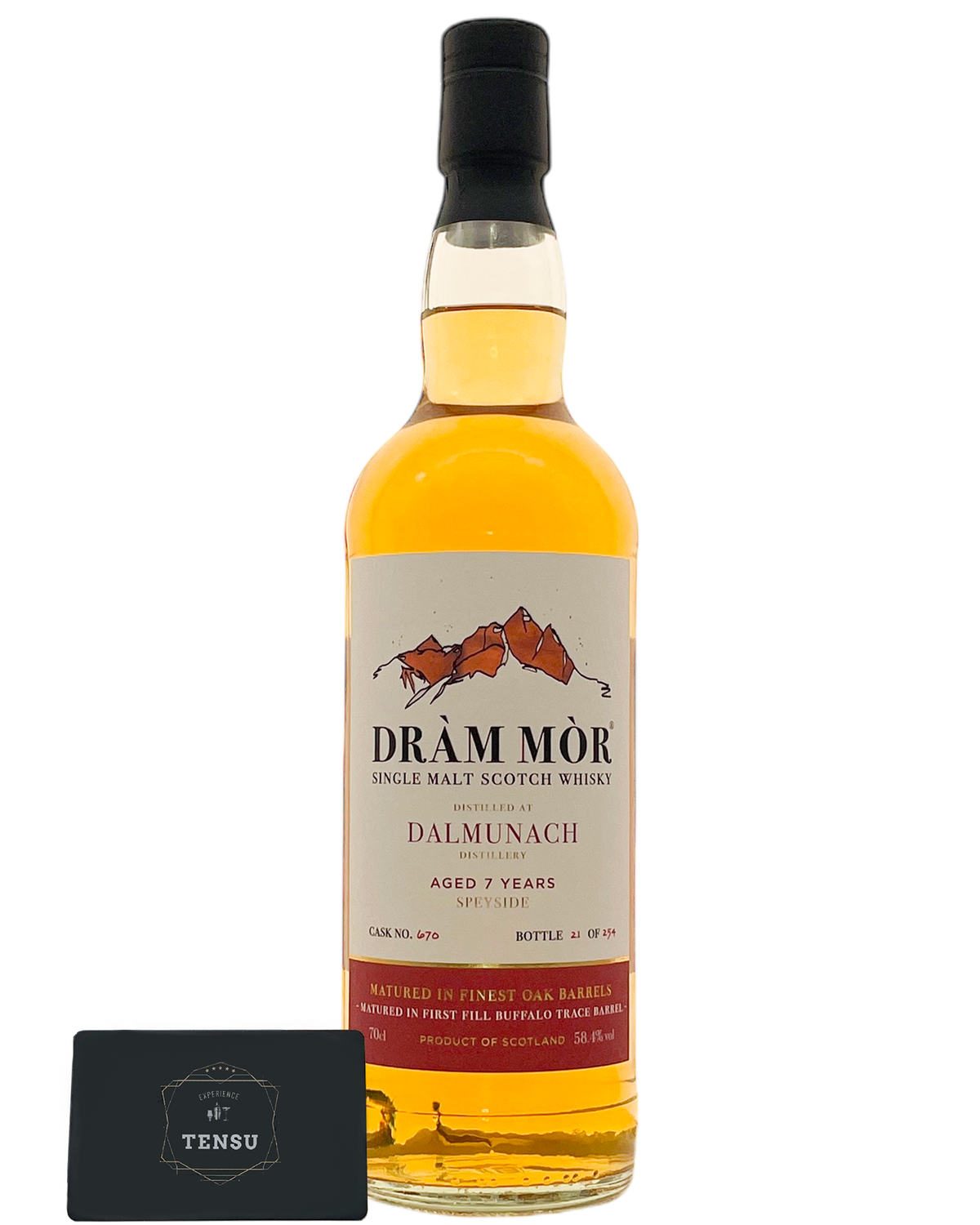 Dalmunach 7Y (2024) 1st Fill Buffalo Trace Barrel 58.4 &quot;Dram Mor&quot;
