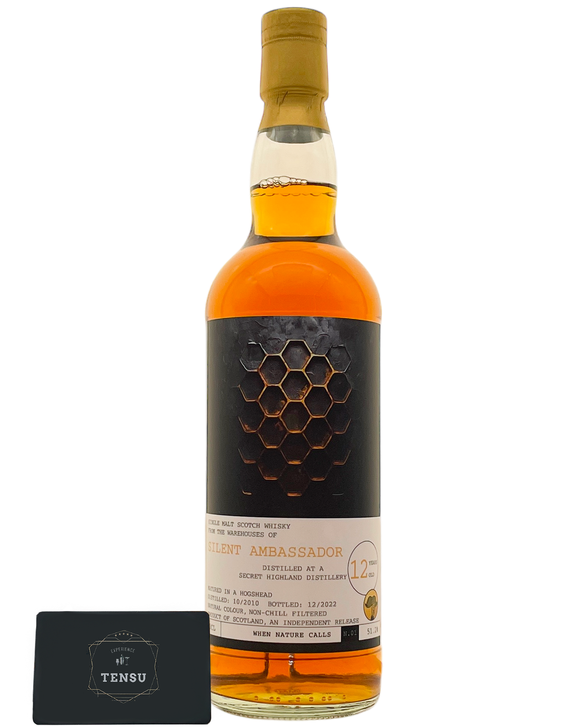 Secret Highland Distillery 12YO (2010-2022) Hogshead 51.2 WNC01 &quot;Silent Ambassador&quot;