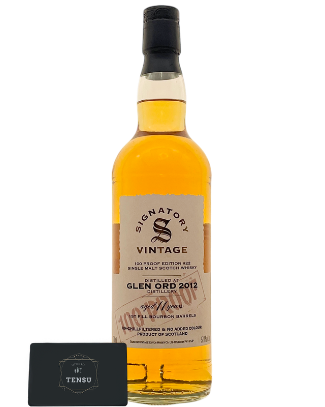Glen Ord 11Y 100 Proof #22 (2012-2024) 1st Fill Bourbon Barrels 57.1 &quot;Signatory&quot;