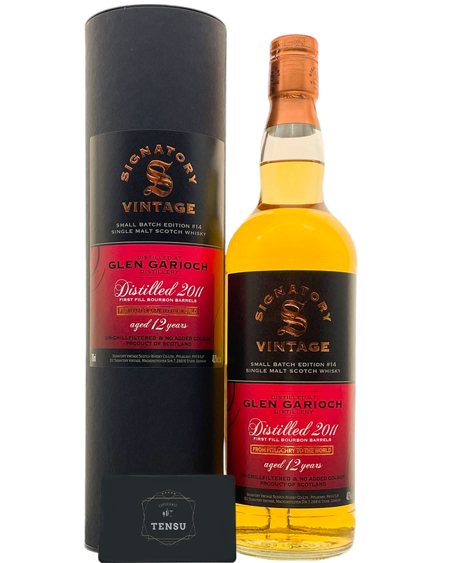 Glen Garioch 12Y (2011-2024) 1st Fill Bourbon Barrels 48.2 Small Batch Edition #14 &quot;Signatory&quot;