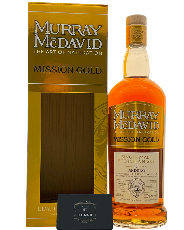 Ardbeg 15Y (2008-2024) Amontillado Sherry Octave Finish 57.9 Mission Gold BeNeLux Exclusive 30th Anniversary &quot;Murray McDavid&quot;
