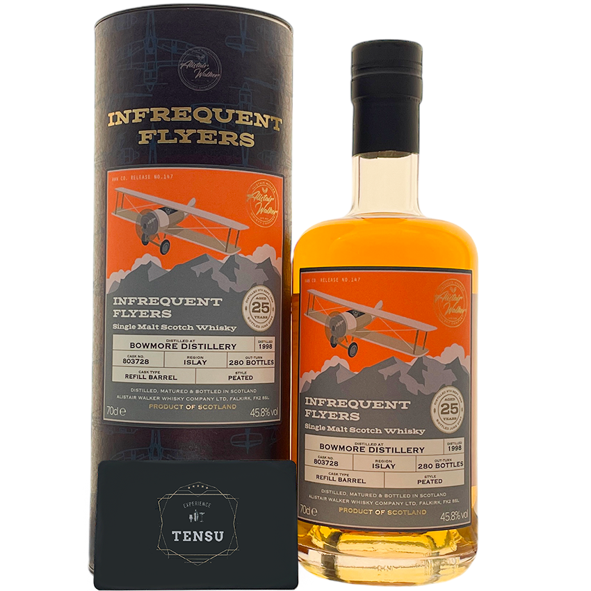 Bowmore 25Y (1998-2024) Refill Barrel N°147 45.8 &quot;Infrequent Flyers&quot; AWWC