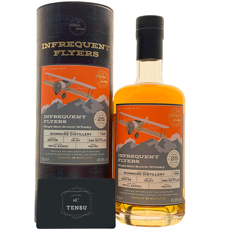 Bowmore 25Y (1998-2024) Refill Barrel N°147 45.8 &quot;Infrequent Flyers&quot; AWWC