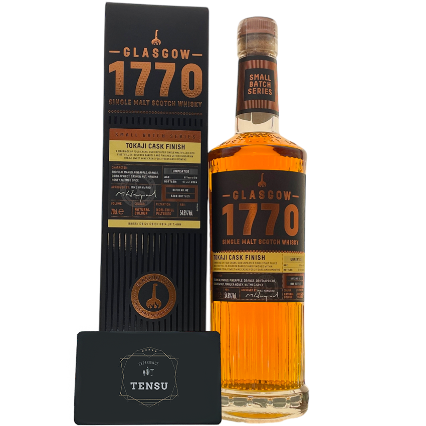 Glasgow Distillery 1770 Single Malt (2024) Batch 2 Tokaji Cask Finish 54.8 SBS &quot;OB&quot;