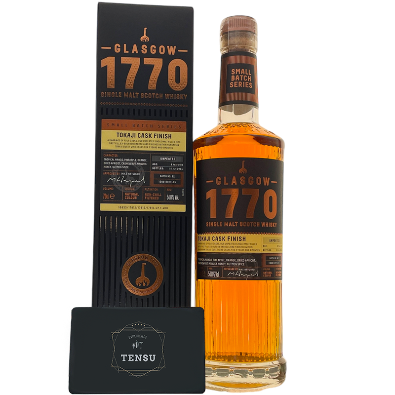 Glasgow Distillery 1770 Single Malt (2024) Batch 2 Tokaji Cask Finish 54.8 SBS &quot;OB&quot;