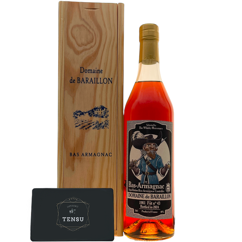 Bas-Armagnac DDB Millésimé 1981 Fût N°43 49.0 &quot;TWM&quot;