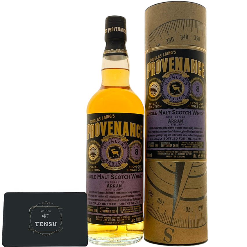 Arran 8Y Provenance (2016-2024) Ex-Bourbon Barrel 59.8 For The Nectar &quot;Douglas Laing&quot;