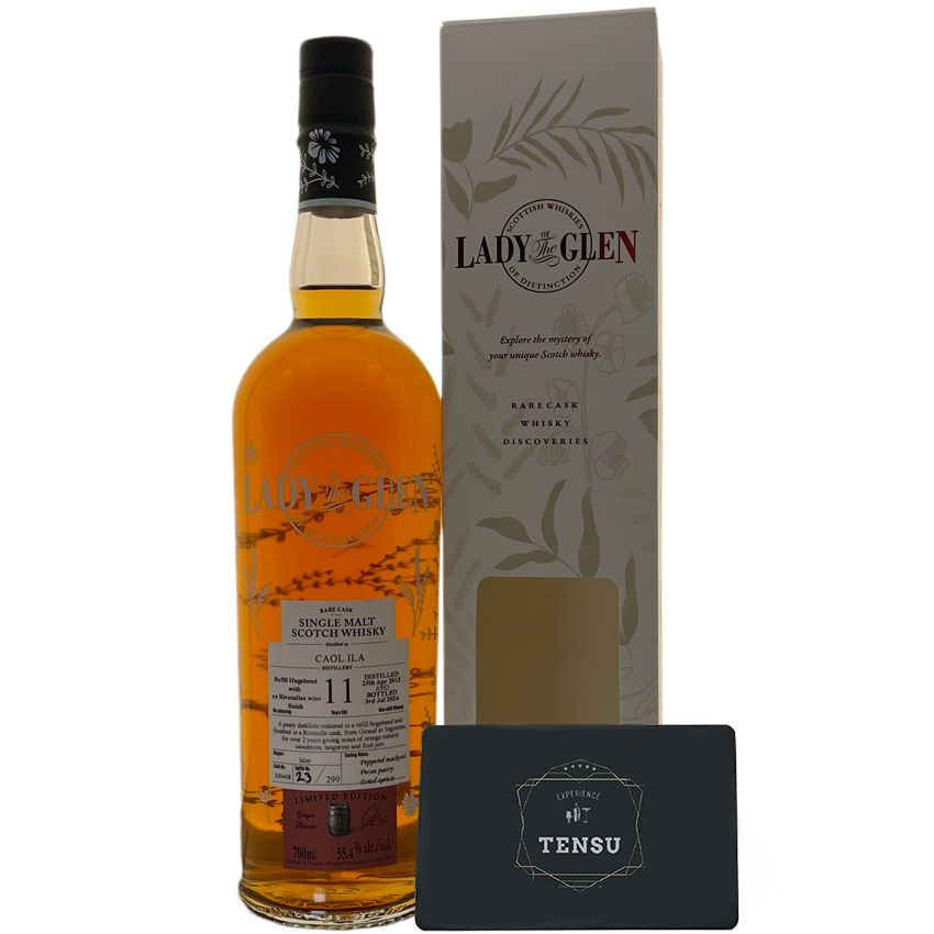 Caol Ila 11 Years Old (2013-2024) Refill Hogshead &amp; Rivesaltes Cask Finish 55.4 &quot;Lady of the Glen&quot;