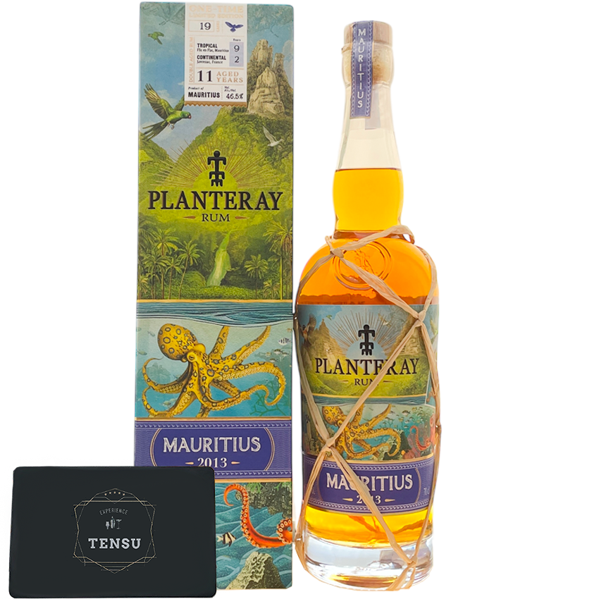 Planteray Mauritius 11Y Terravera No.3 (2013-2024) Bourbon &amp; Cognac Cask 46.5 &quot;MF&quot;