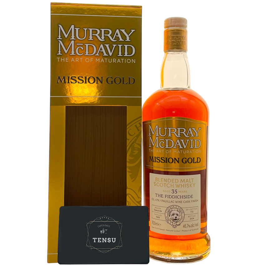 The Fiddichside 35Y (1989-2024) OL+PX/Pauillac Wine Cask Finish 46.7 Mission Gold &quot;Murray McDavid&quot;