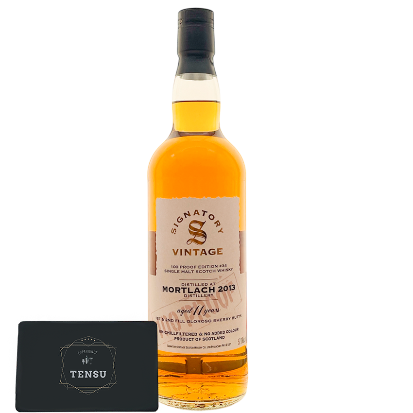 Mortlach 11Y 100 PROOF Edition #34 (2013-2024) 1st &amp; 2nd Fill Oloroso Sherry Butts 57.1 &quot;Signatory&quot;