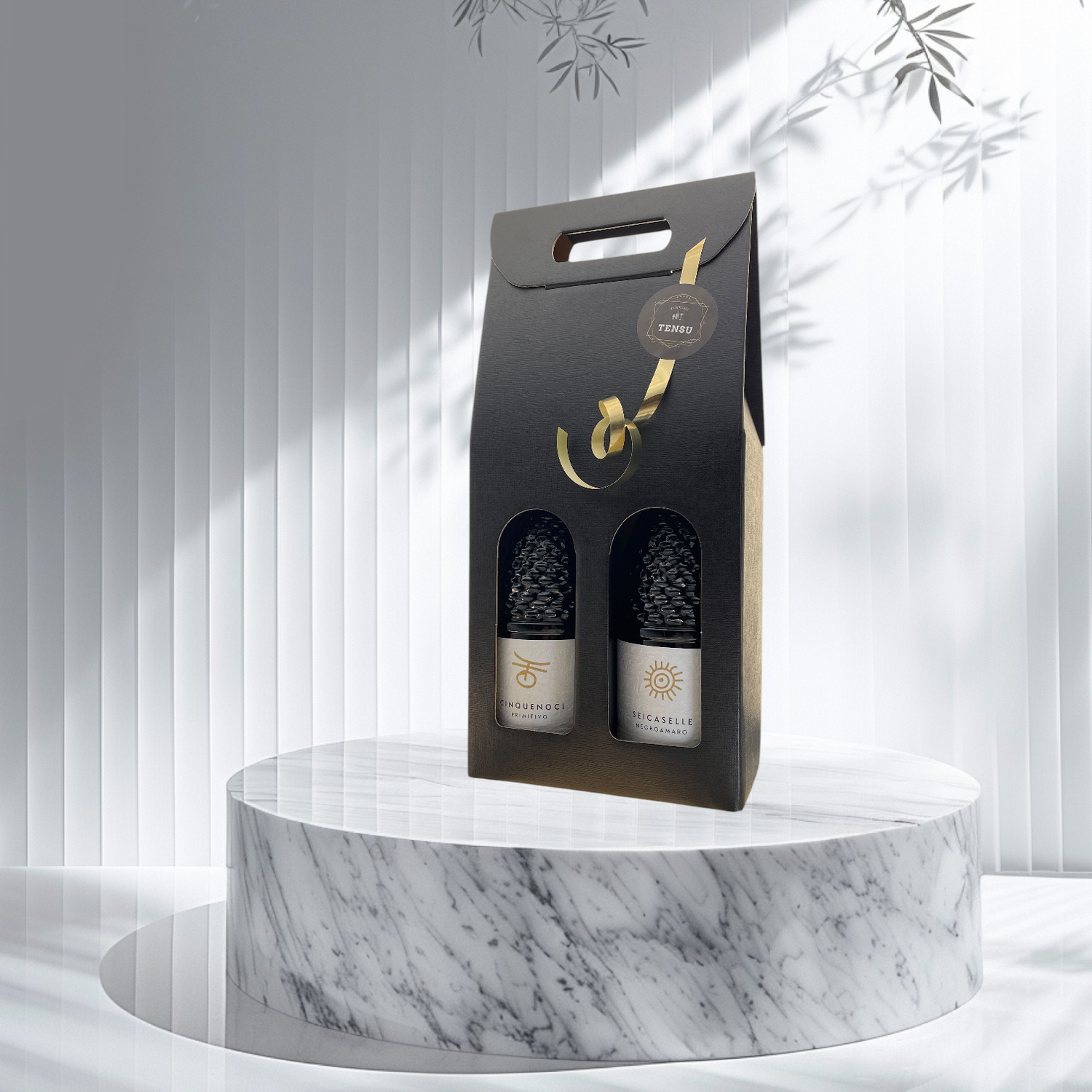 Tensu Giftpack - Cinquenoci &amp; Seicaselle (2x75CL) Puglia &quot;Tagaro&quot;