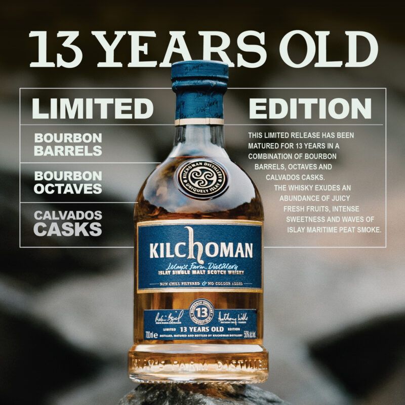 Kilchoman 13Y Limited Edition (2025) Bourbon, Octaves &amp; Calvados Casks​ 50.0 "OB"