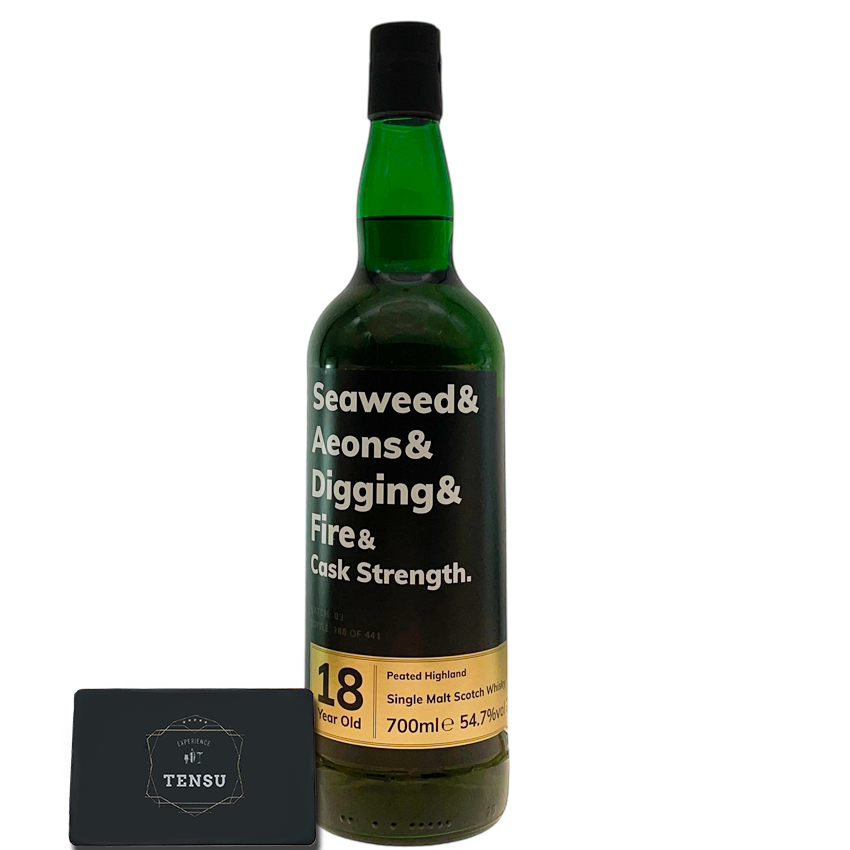 Seaweed &amp; Aeons &amp; Digging &amp; Fire Cask Strength 18Y Peated Highland SMSW Batch 3 54.7 &quot;ATOM&quot;