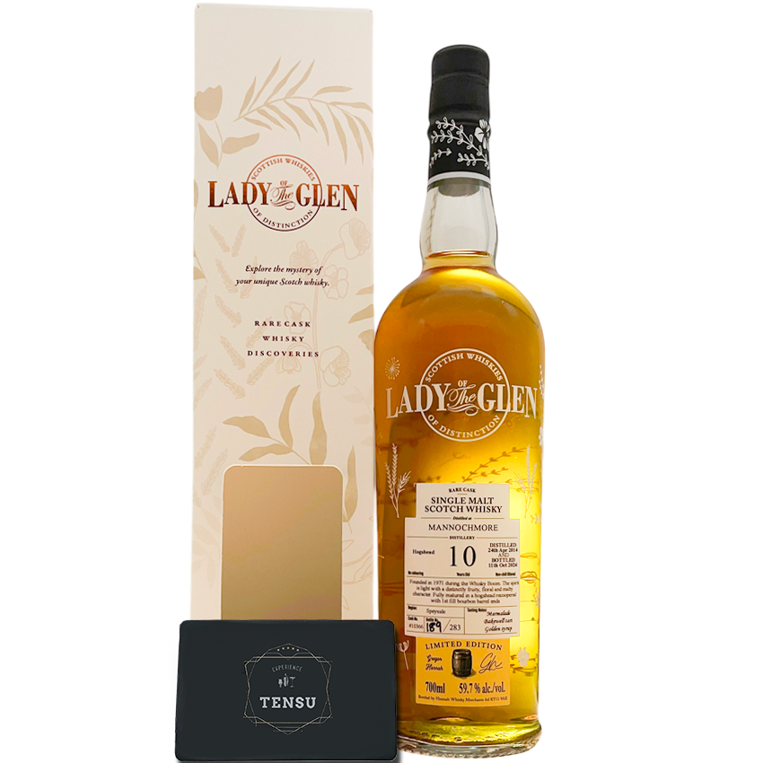 Mannochmore 10Y (2014-2024) Full Hogshead + 1st Fill Bourbon Ends Maturation 59.7  &quot;Lady of the Glen&quot;