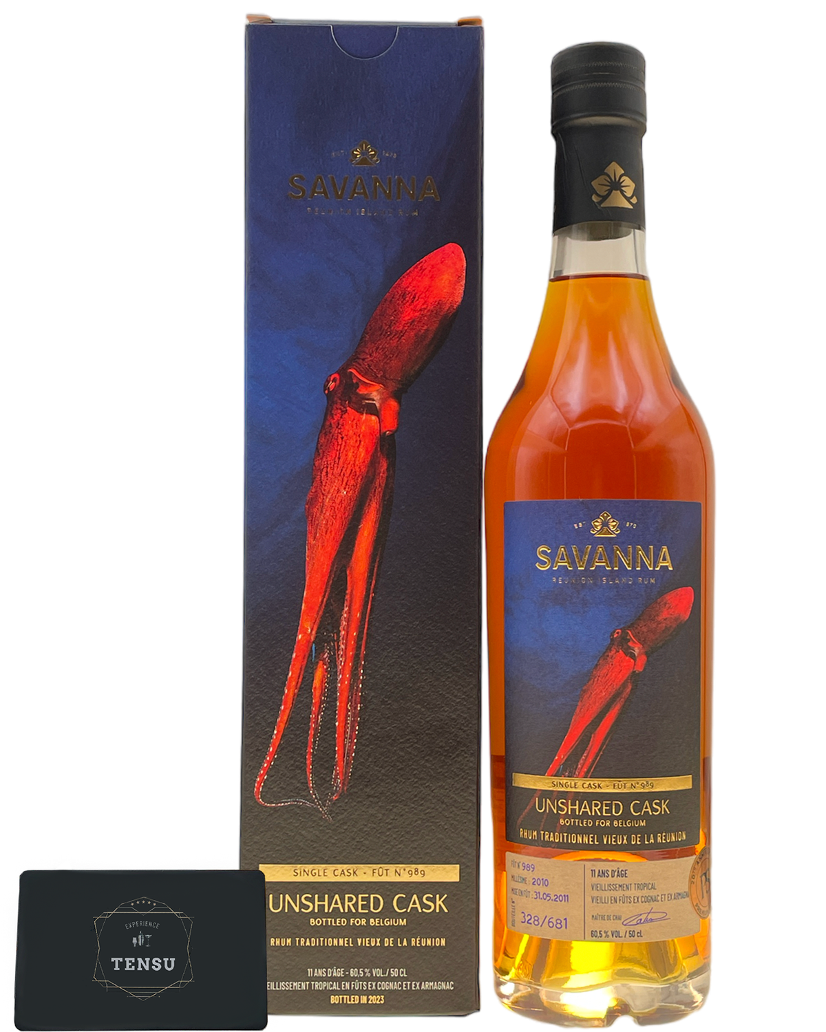 Savanna Unshared Cask 11Y (2011-2023) 60.5 &quot;Single Cask for Belgium&quot;
