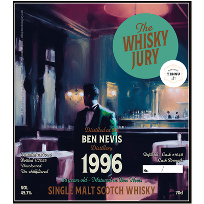 Ben Nevis 28Y (1996-2025) Refill Hogshead #1648 45.7 Cask Strength "The Whisky Jury"