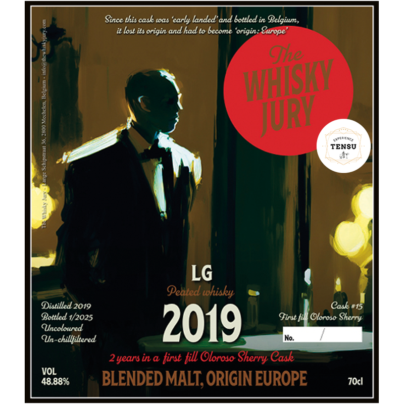 LG (2019-2025) 1st Fill Oloroso Sherry Cask #15 48.88 "The Whisky Jury"