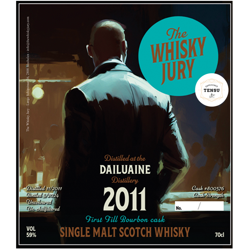 Dailuaine 12Y (2011-2024) 1st Fill Bourbon Cask #800376 59.0 "The Whisky Jury"
