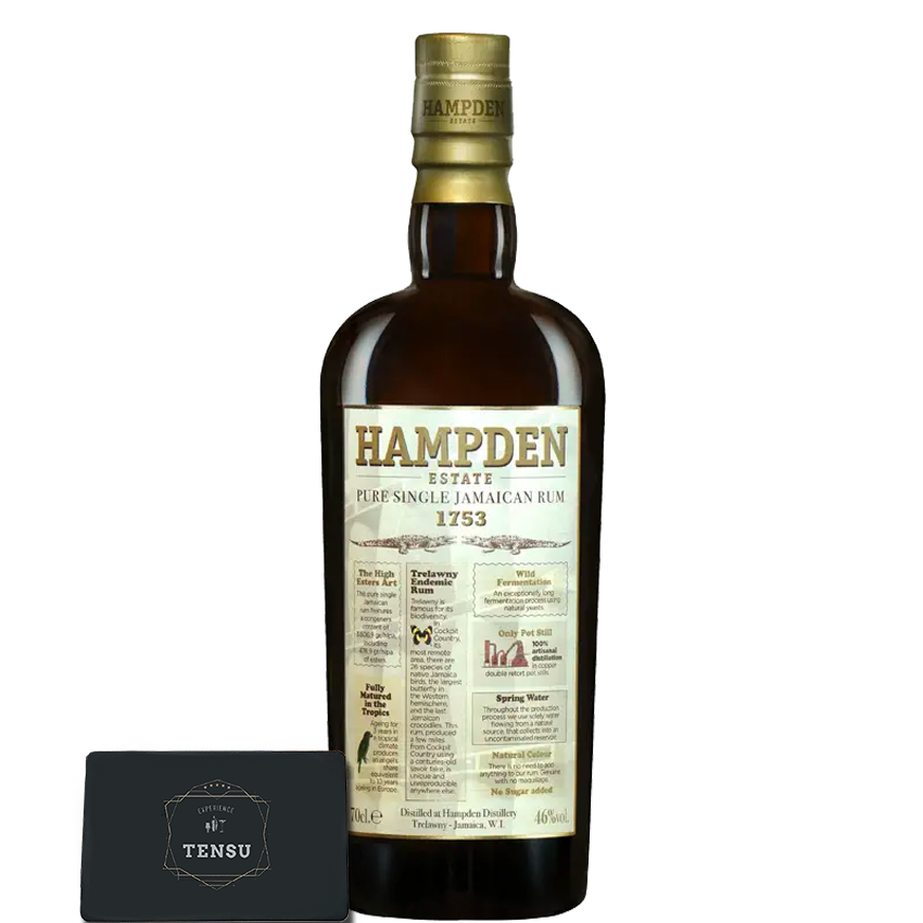 Hampden Estate 1753 -Pure Single Jamaican Rum- 46.0 &quot;OB&quot;
