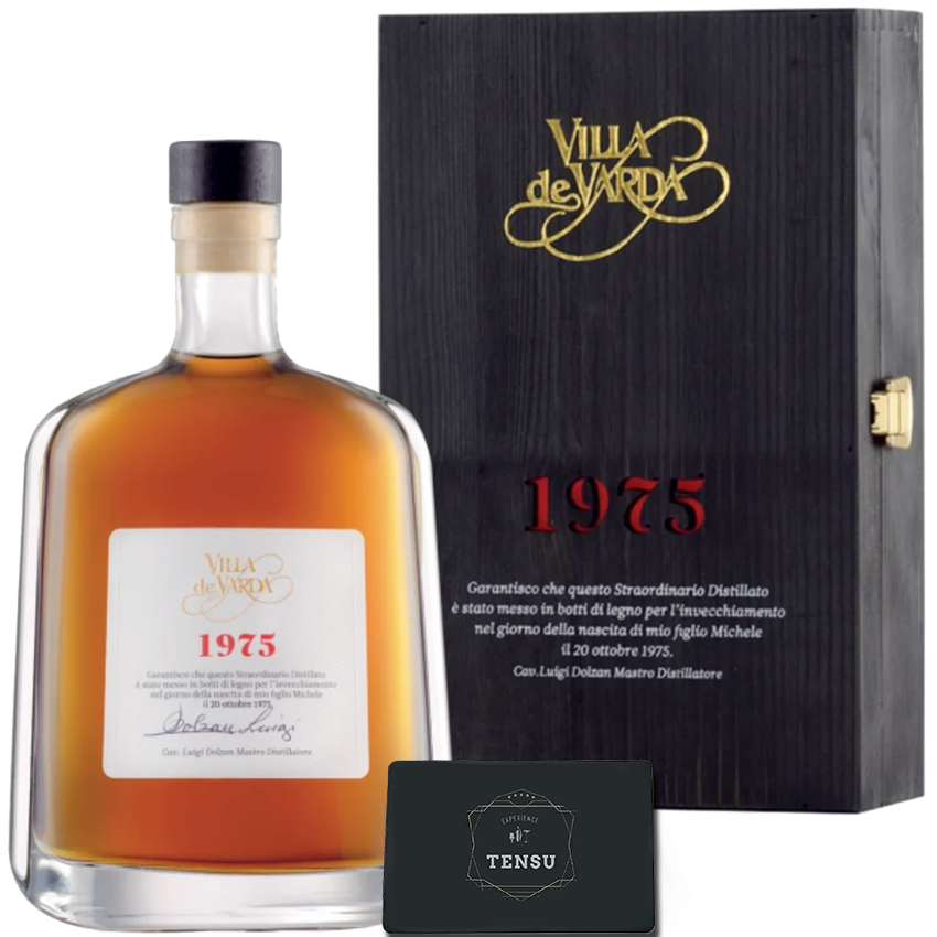Villa de Varda Vintage 1975 Acquavite Stravecchio di Vino Invecchiato 40.0 &quot;OB&quot;