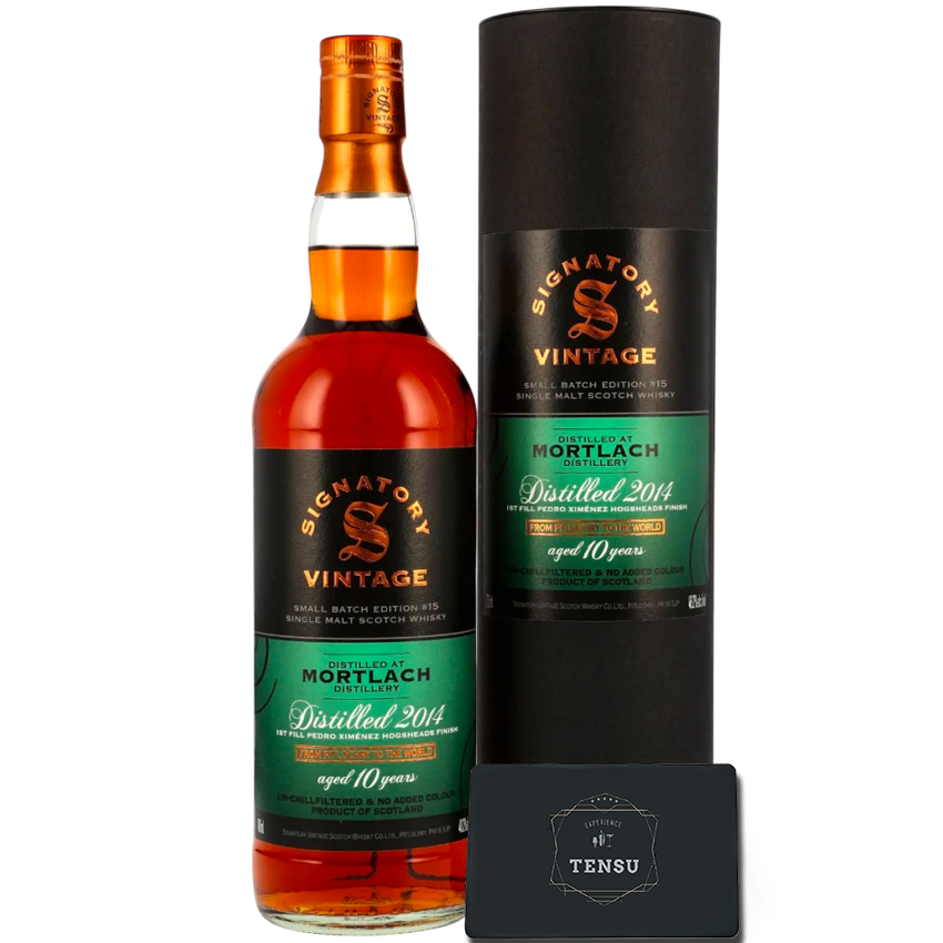 Mortlach 10Y (2024-2024) 1st Fill Pedro-Ximenez Hogsheads Finish 48.2 Small Batch Edition #15 &quot;Signatory&quot;
