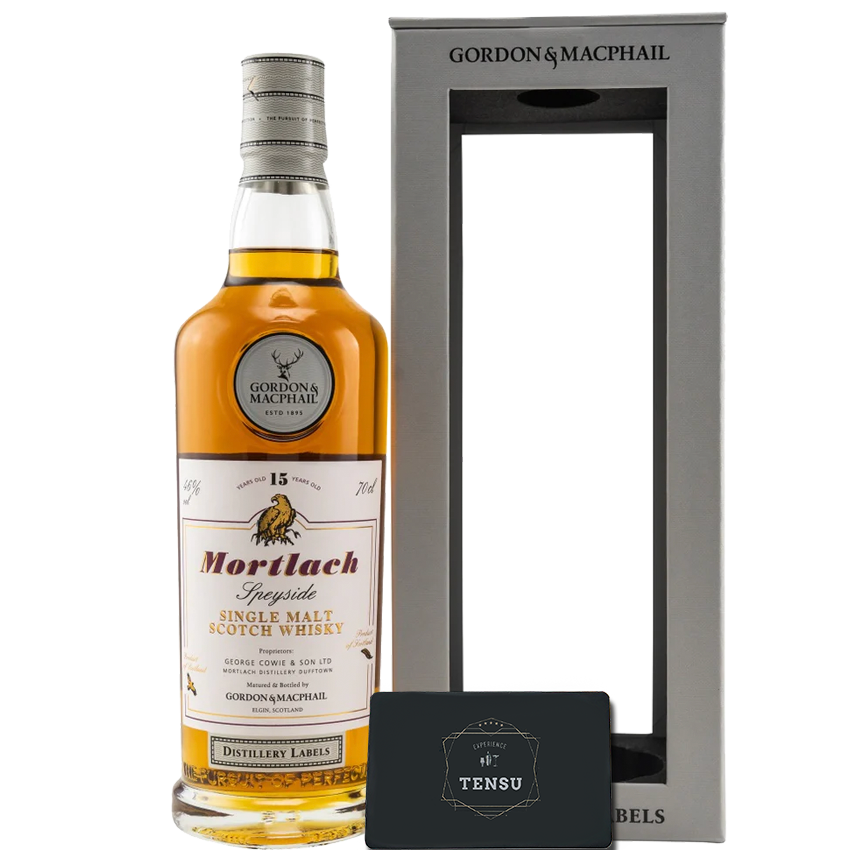 Mortlach 15 Years Old Distillery Labels (13-11-2023) 46.0 &quot;Gordon &amp; MacPhail&quot;