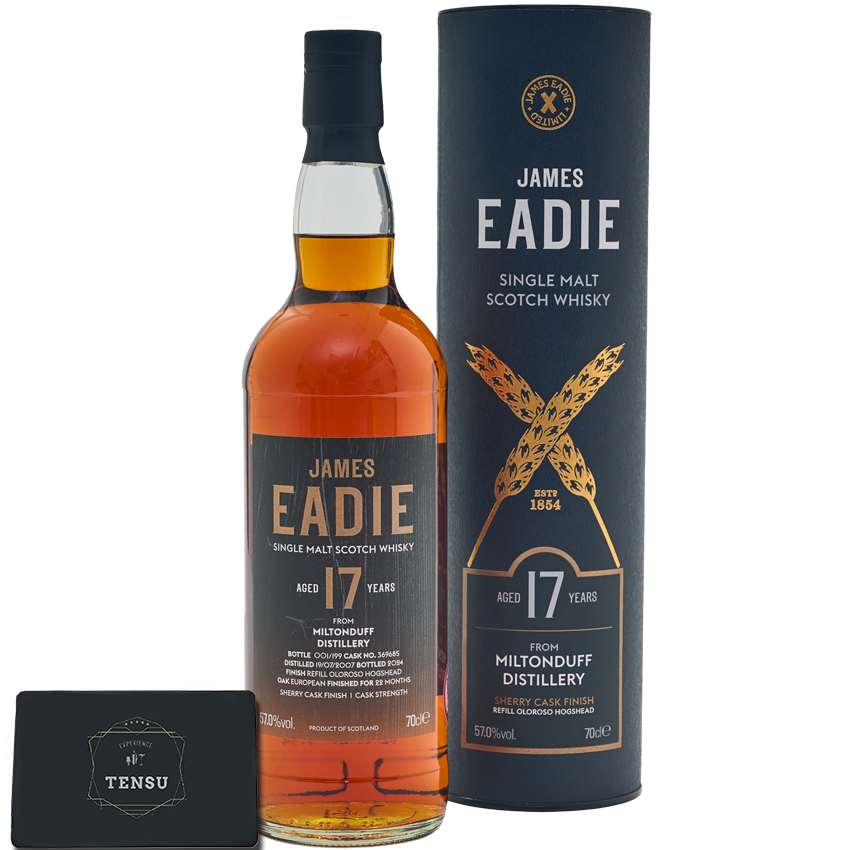 Miltonduff 17Y (2007-2024) Refill Oloroso Hogshead Finish 57.0 SC-CS &quot;James Eadie&quot;