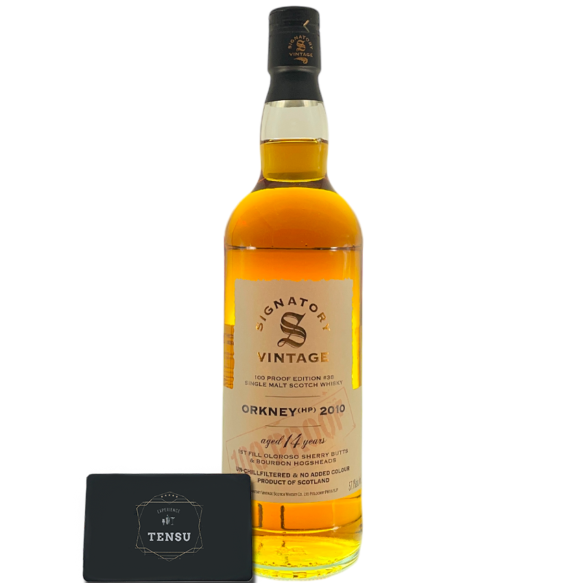 Orkney (HP) 14Y 100 PROOF Edition #38 (2010-2025) 1st Fill Oloroso &amp; Bourbon Hogsheads 57.1 &quot;Signatory&quot;