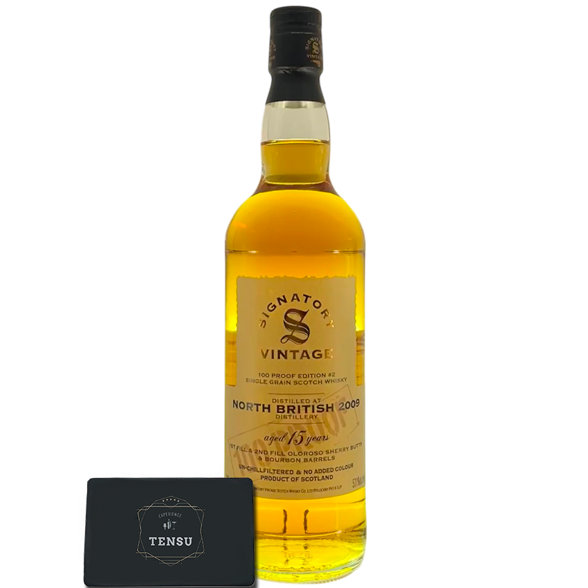 North British 15Y (2009-2025) 1st &amp; 2nd Fill Oloroso Sherry Butts &amp; Bourbon Barrels 57.1 100 Proof #2 &quot;Signatory&quot;