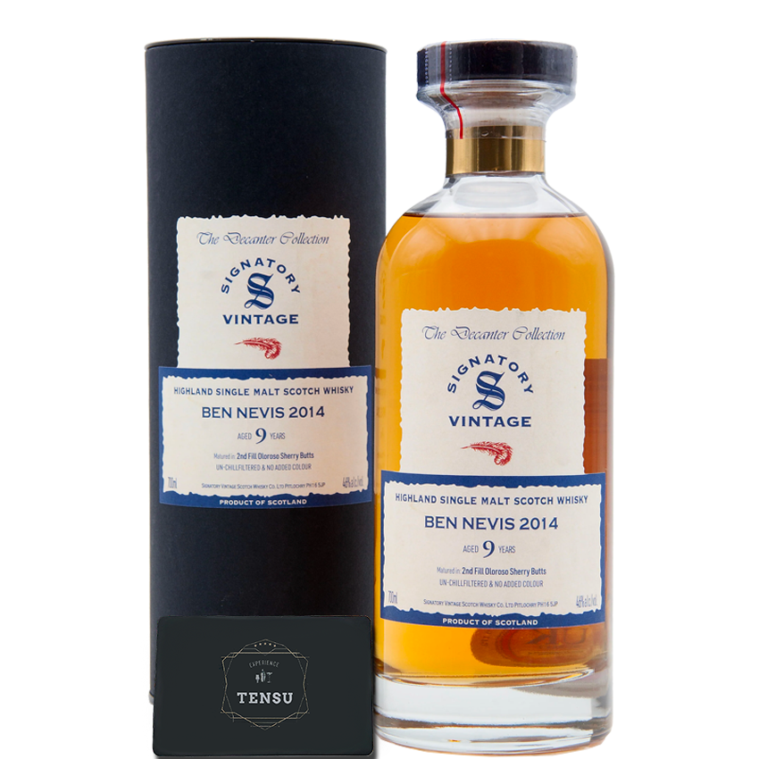 Ben Nevis 9Y The Decanter Collection (2014-2024) 2nd Fill Oloroso Sherry Butts 46.0 &quot;Signatory&quot;