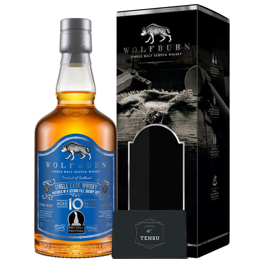 Wolfburn 10Y (2014-2024) Second Fill Sherry Butt - Single Cask - Pot Still Festival 50.0 &quot;For Van Wees&quot;