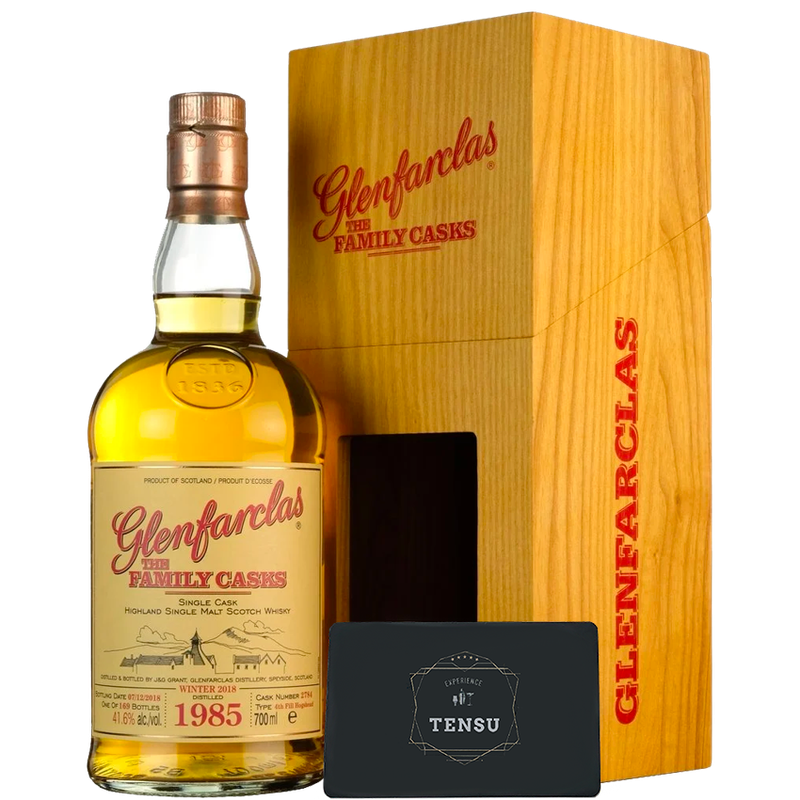 Glenfarclas The Family Casks (1985-2018) Release W18 4th Fill Hogshead 41.6 SC &quot;OB&quot;