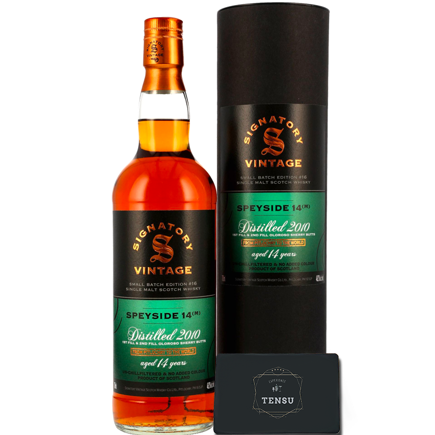 Speyside 14Y (M) (2010-2025) 1st &amp; 2nd Fill Oloroso Sherry Butts 48.2 Small Batch Edition #16 &quot;Signatory&quot;